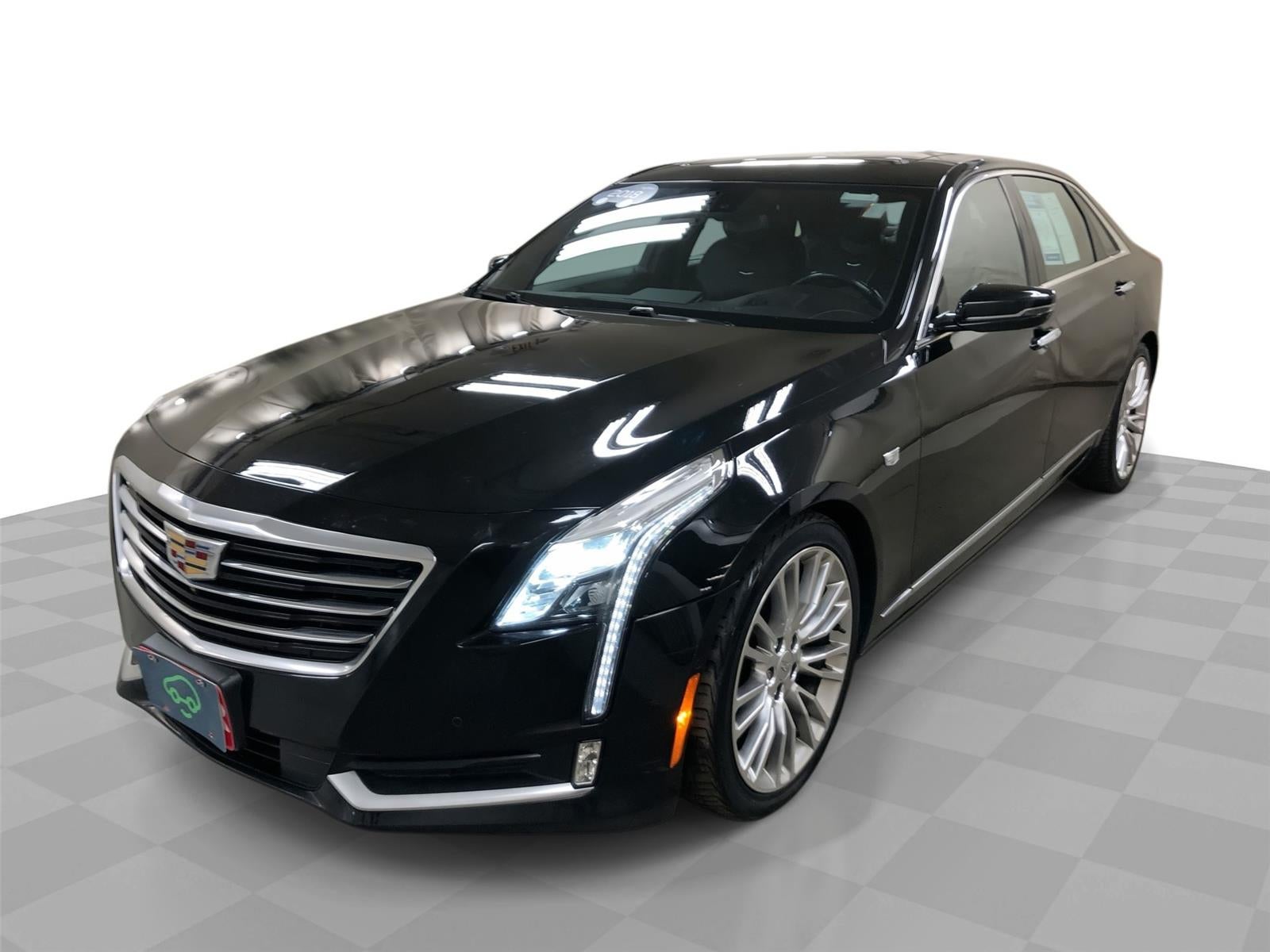 2018 Cadillac CT6 Premium Luxury AWD in Stellar Black Metallic — front three-quarter view