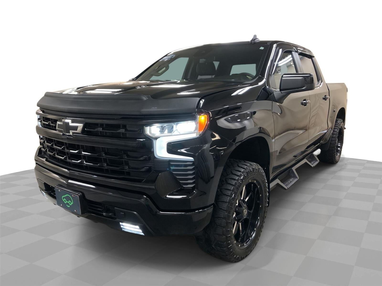 2023 Chevrolet Silverado 1500 RST in Black — front three-quarter view