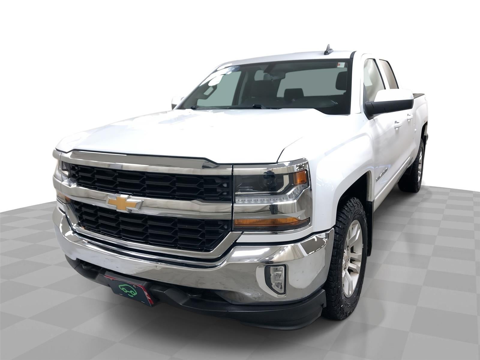 2017 Chevrolet Silverado 1500 LT in Summit White — front three-quarter view
