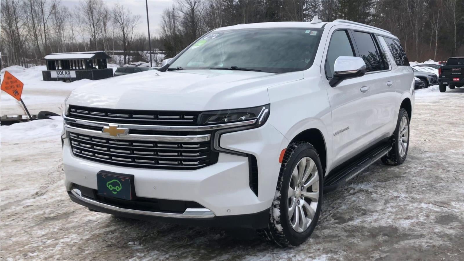 2021 Chevrolet Suburban — rear three-quarter view