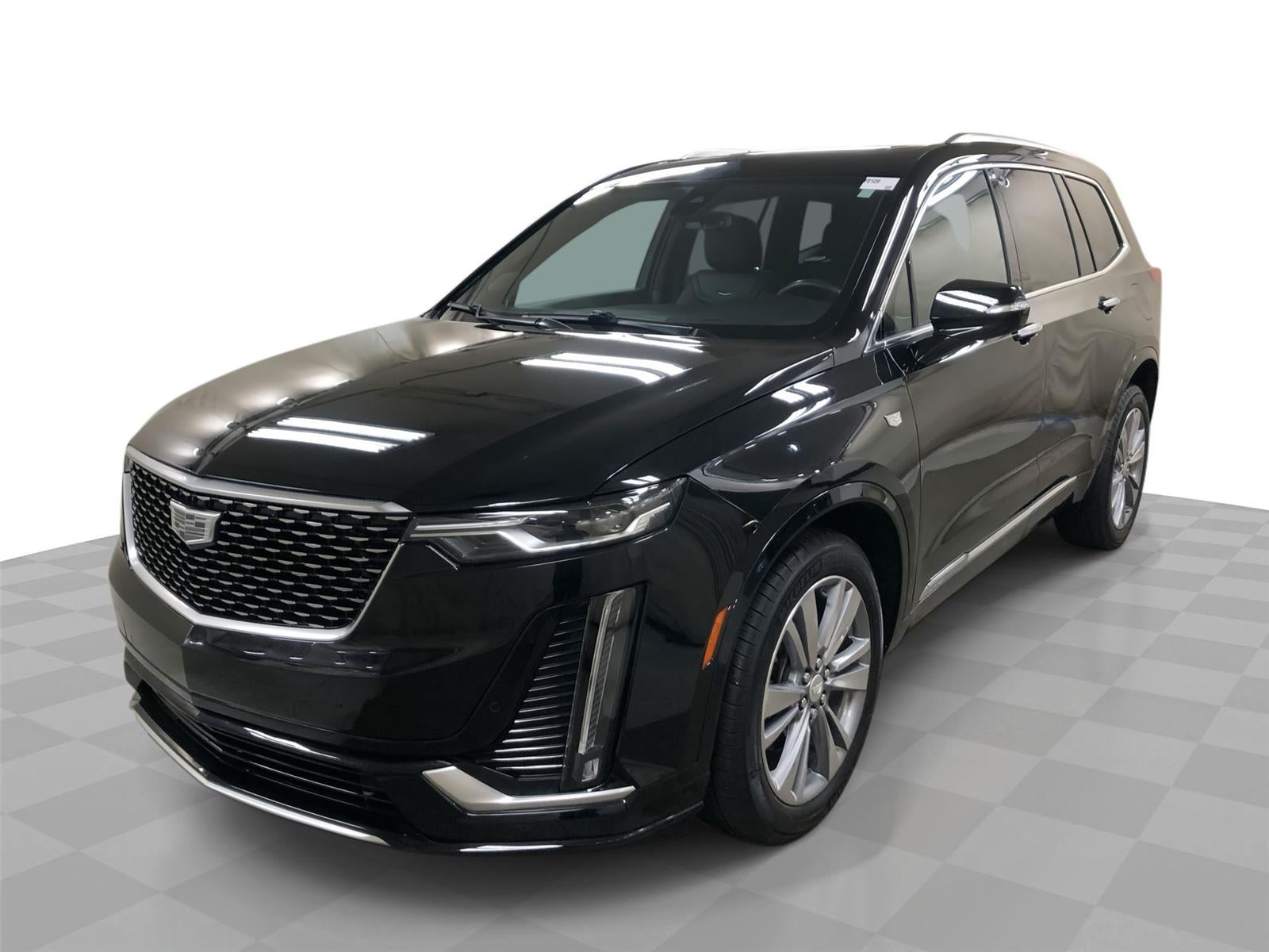 2024 Cadillac XT6 Premium Luxury in Stellar Black Metallic — front three-quarter view