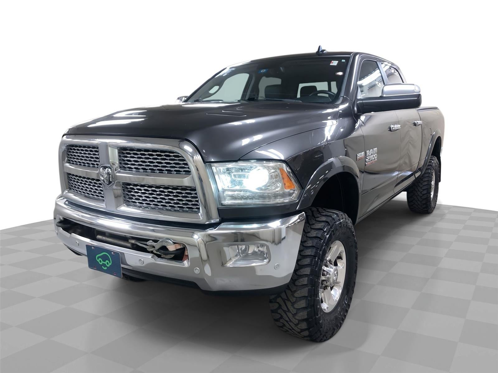 2016 RAM 2500 Laramie Power Wagon in Gray — front three-quarter view