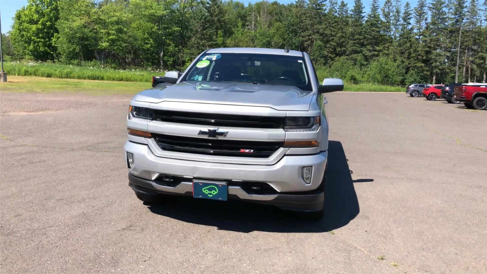 2018 Chevrolet Silverado 1500 — rear three-quarter view