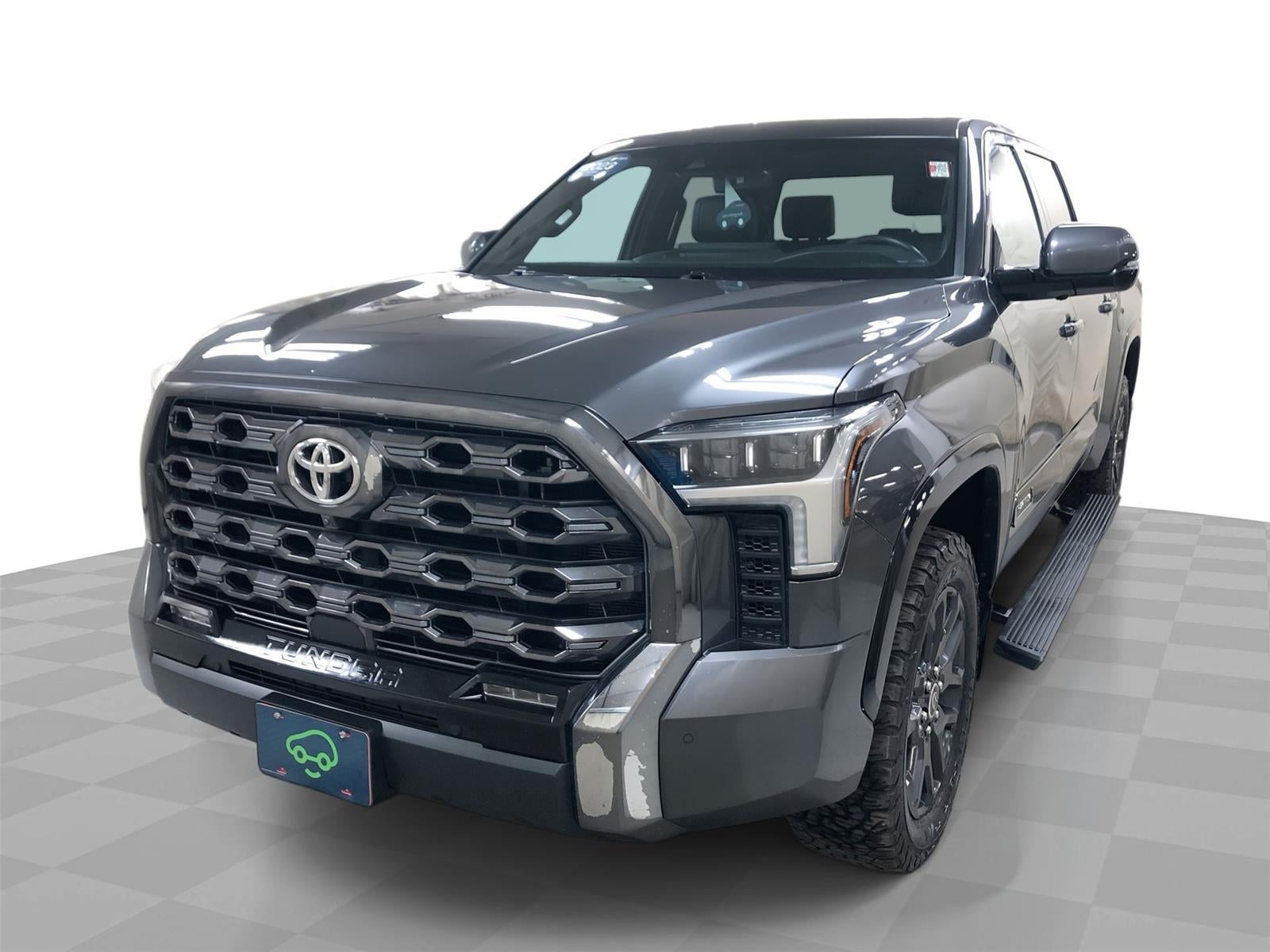 2023 Toyota Tundra Platinum in Gray — front three-quarter view