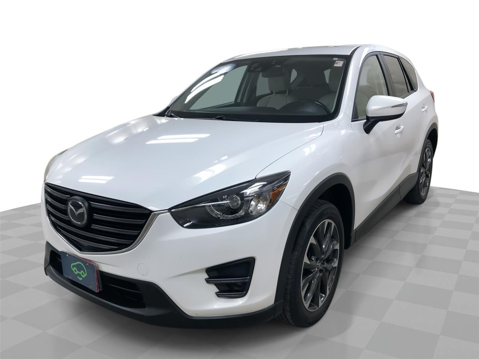 2016 Mazda Mazda CX-5 Grand Touring in White — front three-quarter view