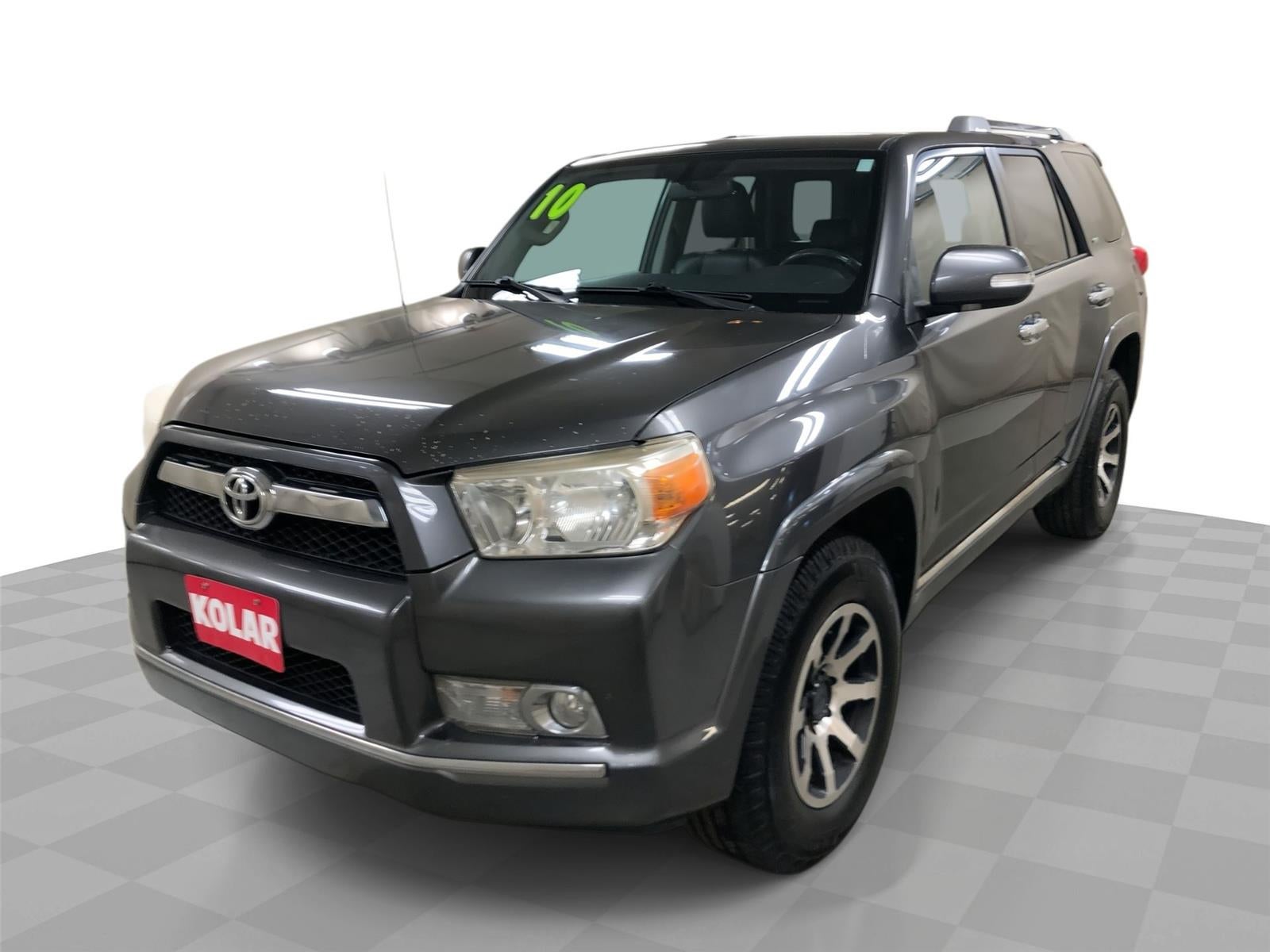 2010 Toyota 4Runner Trail in Gray — front three-quarter view